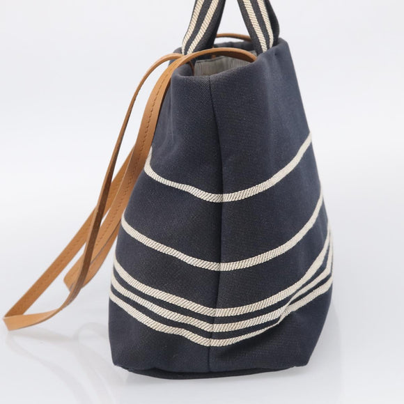 CHANELCoco Hand Bag Denim 2way Navy CC Auth mr3316V