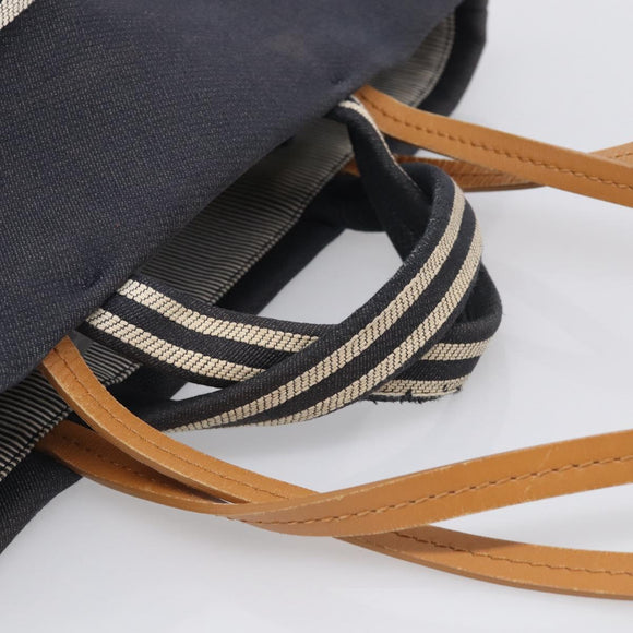 CHANELCoco Hand Bag Denim 2way Navy CC Auth mr3316V