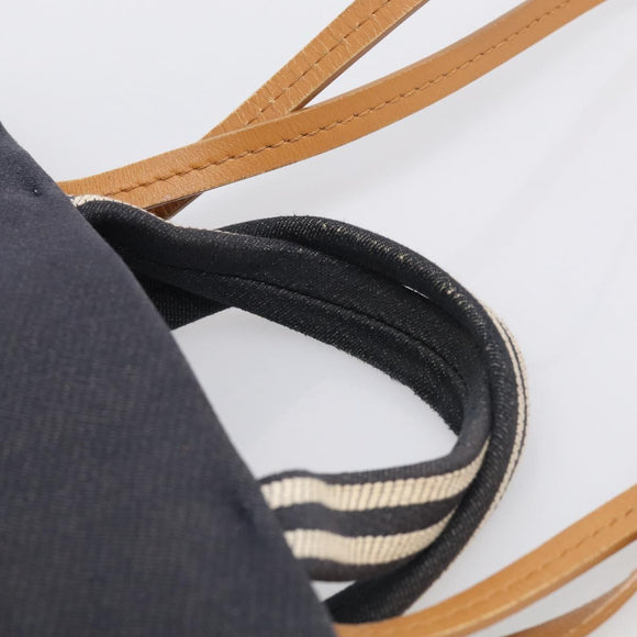 CHANELCoco Hand Bag Denim 2way Navy CC Auth mr3316V