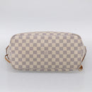 LOUIS VUITTON Damier Azur Neverfull MM Tote Bag N41605 LV Auth mr3320-13