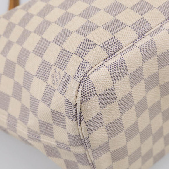 LOUIS VUITTON Damier Azur Neverfull MM Tote Bag N41605 LV Auth mr3320