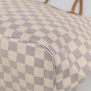 LOUIS VUITTON Damier Azur Neverfull MM Tote Bag N41605 LV Auth mr3320-16