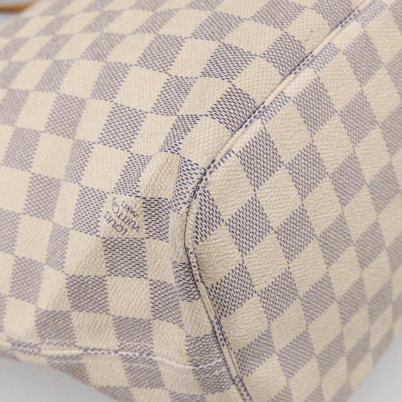 LOUIS VUITTON Damier Azur Neverfull MM Tote Bag N41605 LV Auth mr3320