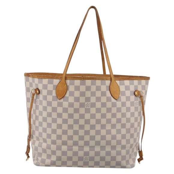 LOUIS VUITTON Damier Azur Neverfull MM Tote Bag N41605 LV Auth mr3320
