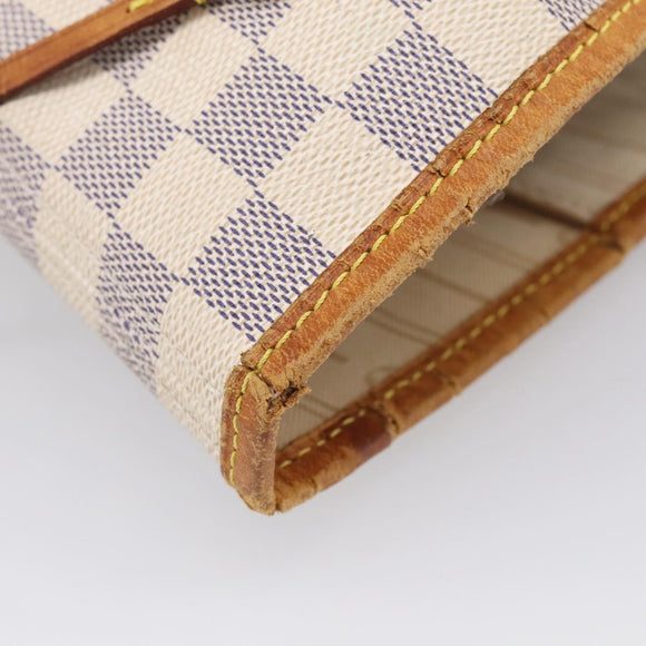 LOUIS VUITTON Damier Azur Neverfull MM Tote Bag N41605 LV Auth mr3320