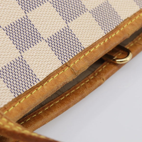 LOUIS VUITTON Damier Azur Neverfull MM Tote Bag N41605 LV Auth mr3320