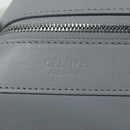 CELINE Horizontal Cabas Tote Bag Leather Light Blue Auth mr333-18