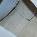 CELINE Horizontal Cabas Tote Bag Leather Light Blue Auth mr333-10