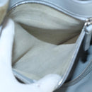 CELINE Horizontal Cabas Tote Bag Leather Light Blue Auth mr333-21