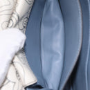PRADA Kaye Shoulder Bag Leather White Silver Auth mr3336V-24