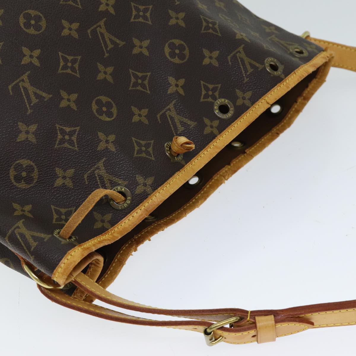 LOUIS VUITTON Monogram Petit Noe Shoulder Bag M42226 LV Auth mr335