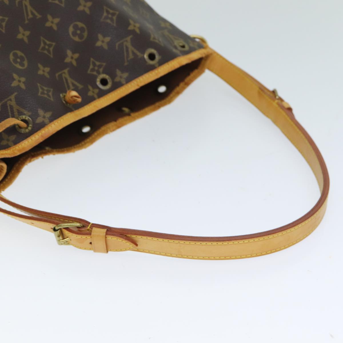 LOUIS VUITTON Monogram Petit Noe Shoulder Bag M42226 LV Auth mr335