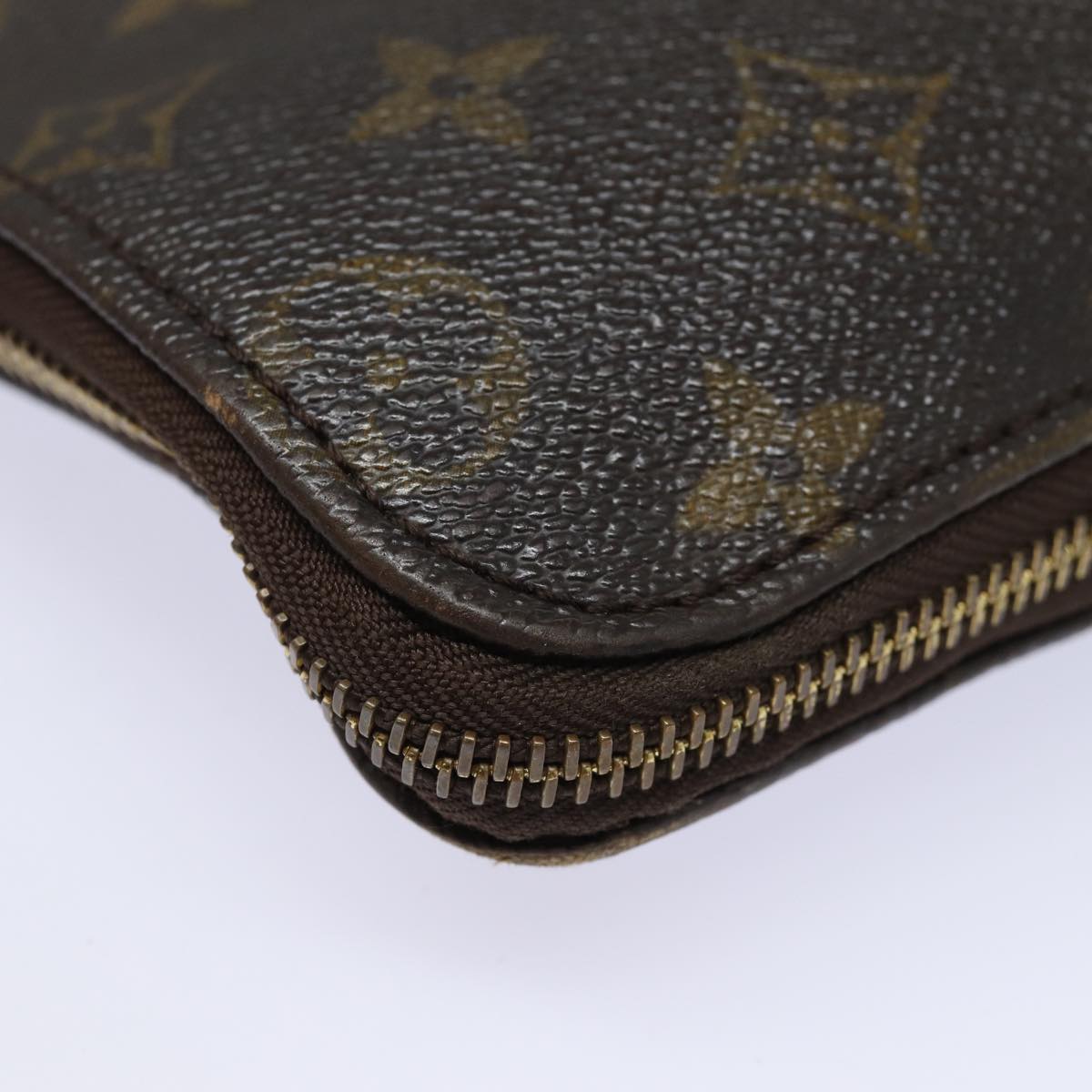 LOUIS VUITTON Monogram Posh Documents Clutch Bag M53456 LV Auth mr348