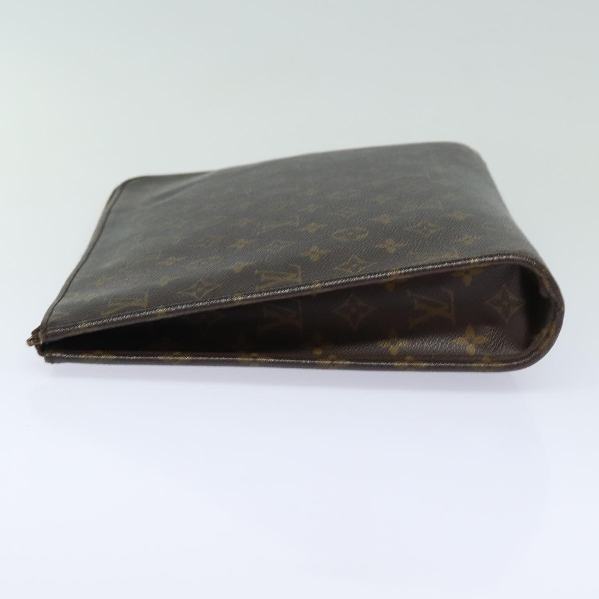 LOUIS VUITTON Monogram Posh Documents Clutch Bag M53456 LV Auth mr348