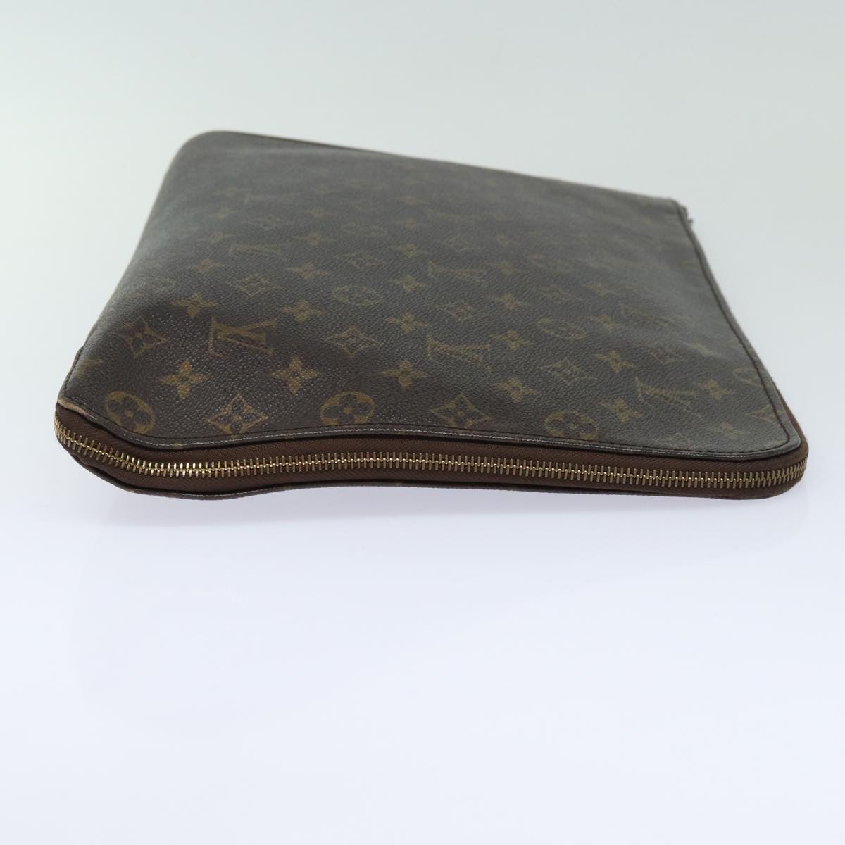 LOUIS VUITTON Monogram Posh Documents Clutch Bag M53456 LV Auth mr348