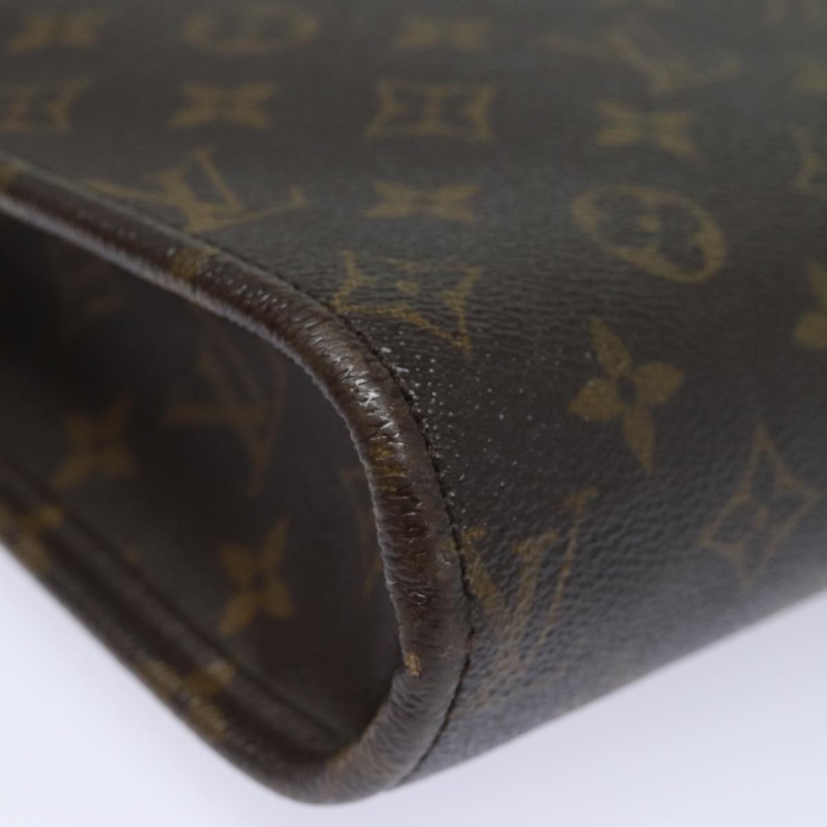 LOUIS VUITTON Monogram Posh Documents Clutch Bag M53456 LV Auth mr348