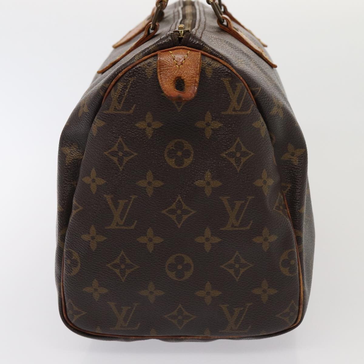 LOUIS VUITTON Monogram Speedy 30 Hand Bag M41526 LV Auth mr350