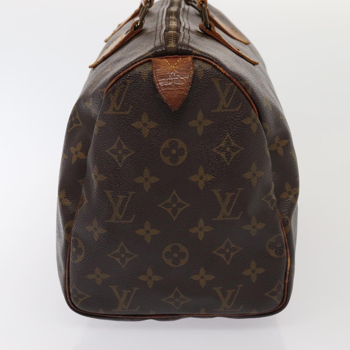 LOUIS VUITTON Monogram Speedy 30 Hand Bag M41526 LV Auth mr350