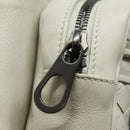BOTTEGA VENETA INTRECCIATO Body Bag Leather White Auth mr354-10