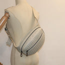 BOTTEGA VENETA INTRECCIATO Body Bag Leather White Auth mr354-23