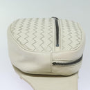 BOTTEGA VENETA INTRECCIATO Body Bag Leather White Auth mr354-3