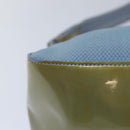 PRADA Sports Accessory Pouch Mesh Light Blue Auth mr358-16