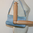 PRADA Sports Accessory Pouch Mesh Light Blue Auth mr358-22