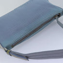 PRADA Sports Accessory Pouch Mesh Light Blue Auth mr358-6