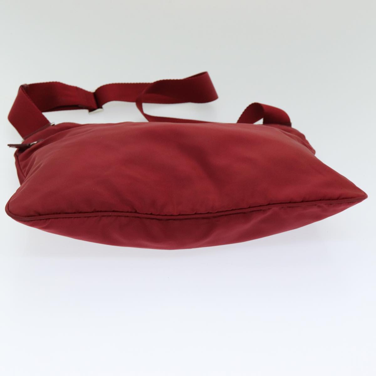 PRADA Shoulder Bag Nylon Red Auth mr372