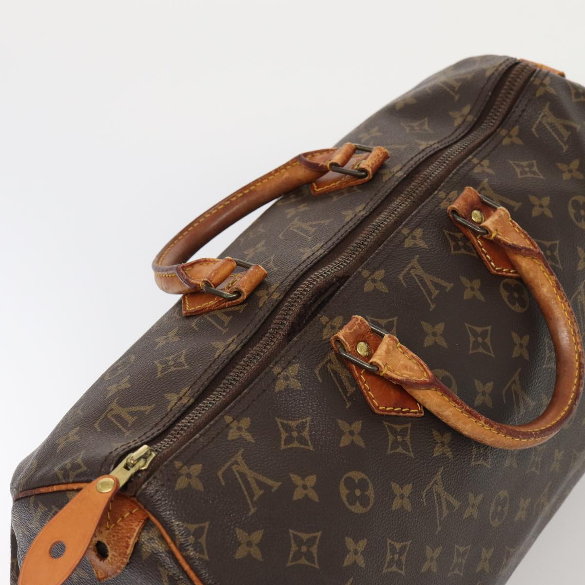 LOUIS VUITTON Monogram Speedy 40 Hand Bag M41522 LV Auth mr375