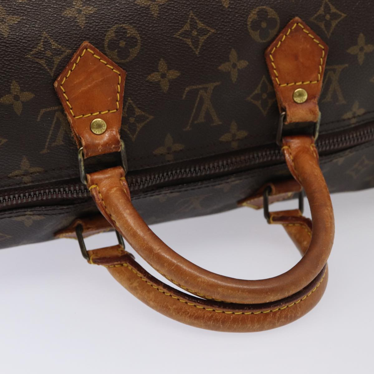 LOUIS VUITTON Monogram Speedy 40 Hand Bag M41522 LV Auth mr375