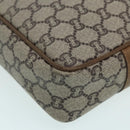 GUCCI GG Plus Supreme Clutch Bag PVC Beige Auth mr376-14