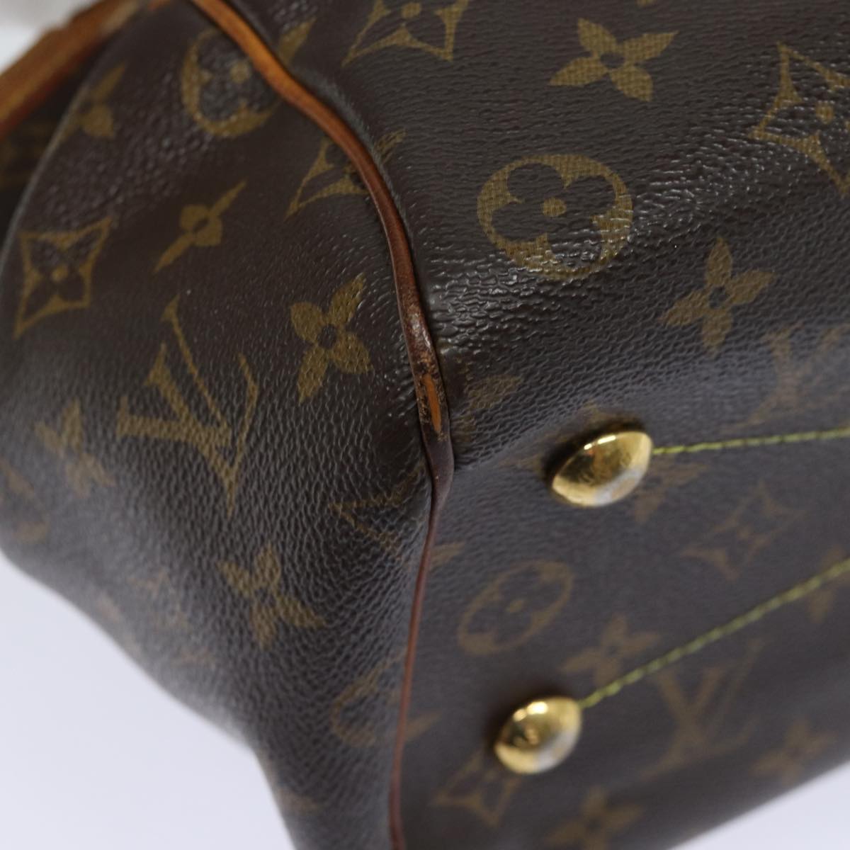 LOUIS VUITTON Monogram Tivori PM Hand Bag M40143 LV Auth mr384