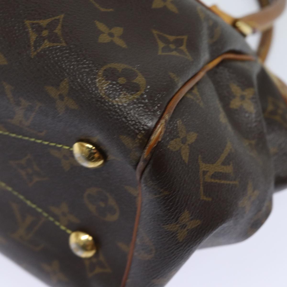 LOUIS VUITTON Monogram Tivori PM Hand Bag M40143 LV Auth mr384