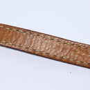 CELINE Macadam Canvas Shoulder Bag PVC Leather Brown Auth mr393-9