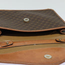 CELINE Macadam Canvas Shoulder Bag PVC Leather Brown Auth mr393-19