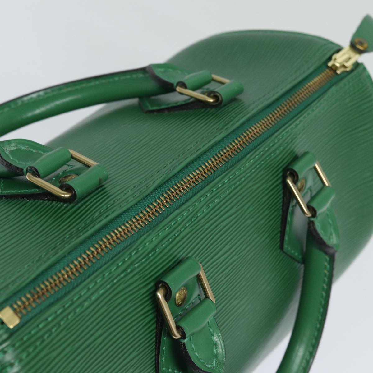 LOUIS VUITTON Epi Speedy 25 Hand Bag Borneo Green M43014 LV Auth mr395A