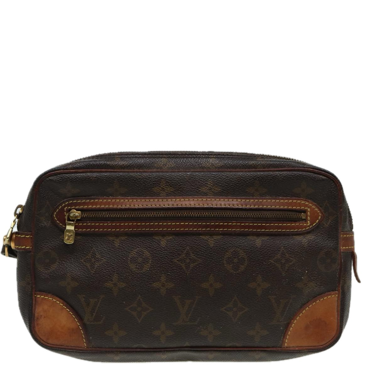 LOUIS VUITTON Monogram Marly Dragonne GM Clutch Bag M51825 LV Auth mr396