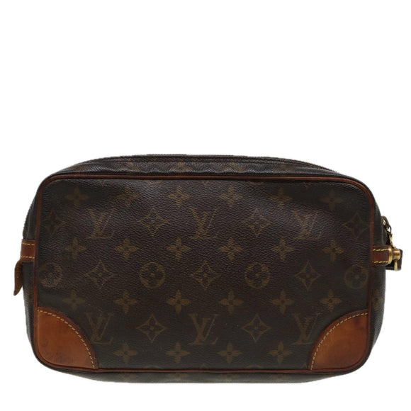 LOUIS VUITTON Monogram Marly Dragonne GM Clutch Bag M51825 LV Auth mr396