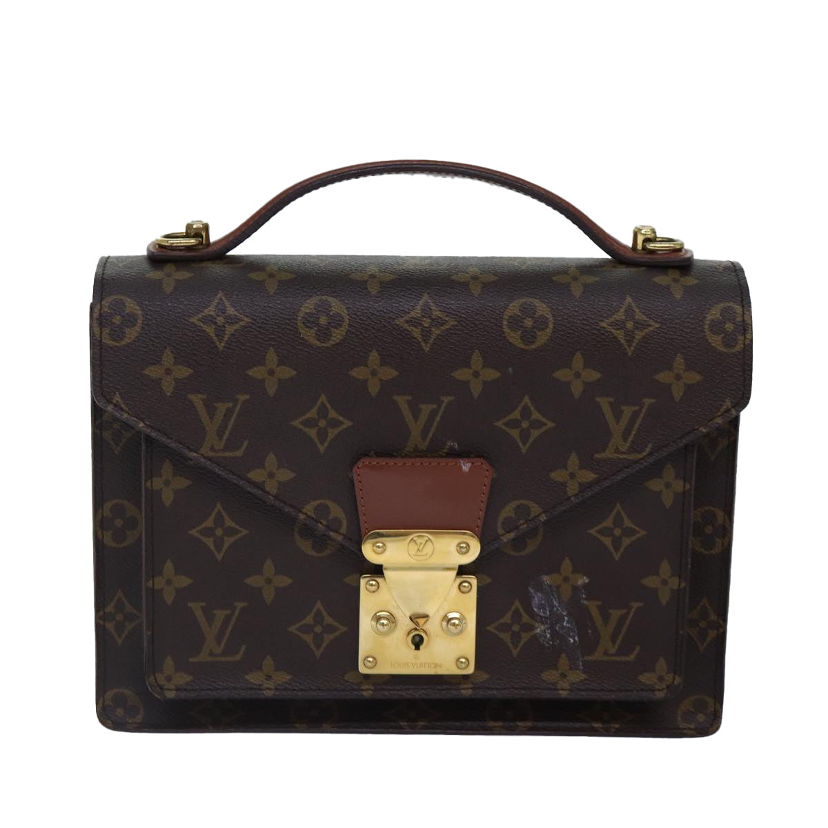 LOUIS VUITTON Monogram Monceau 26 Shoulder Bag M51187 LV Auth mr398