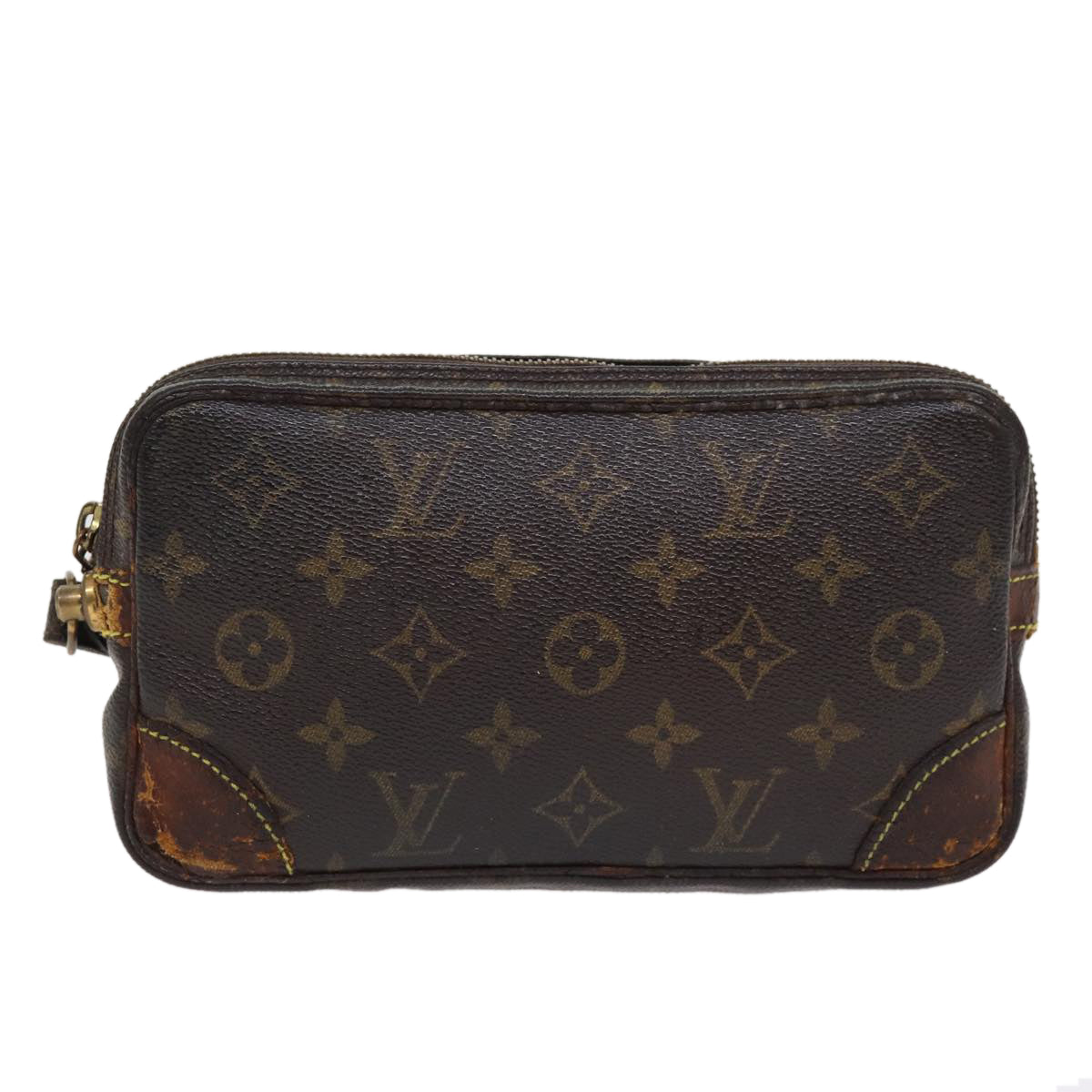 LOUIS VUITTON Monogram Marly Dragonne PM Clutch Bag M51827 LV Auth mr411 - 0