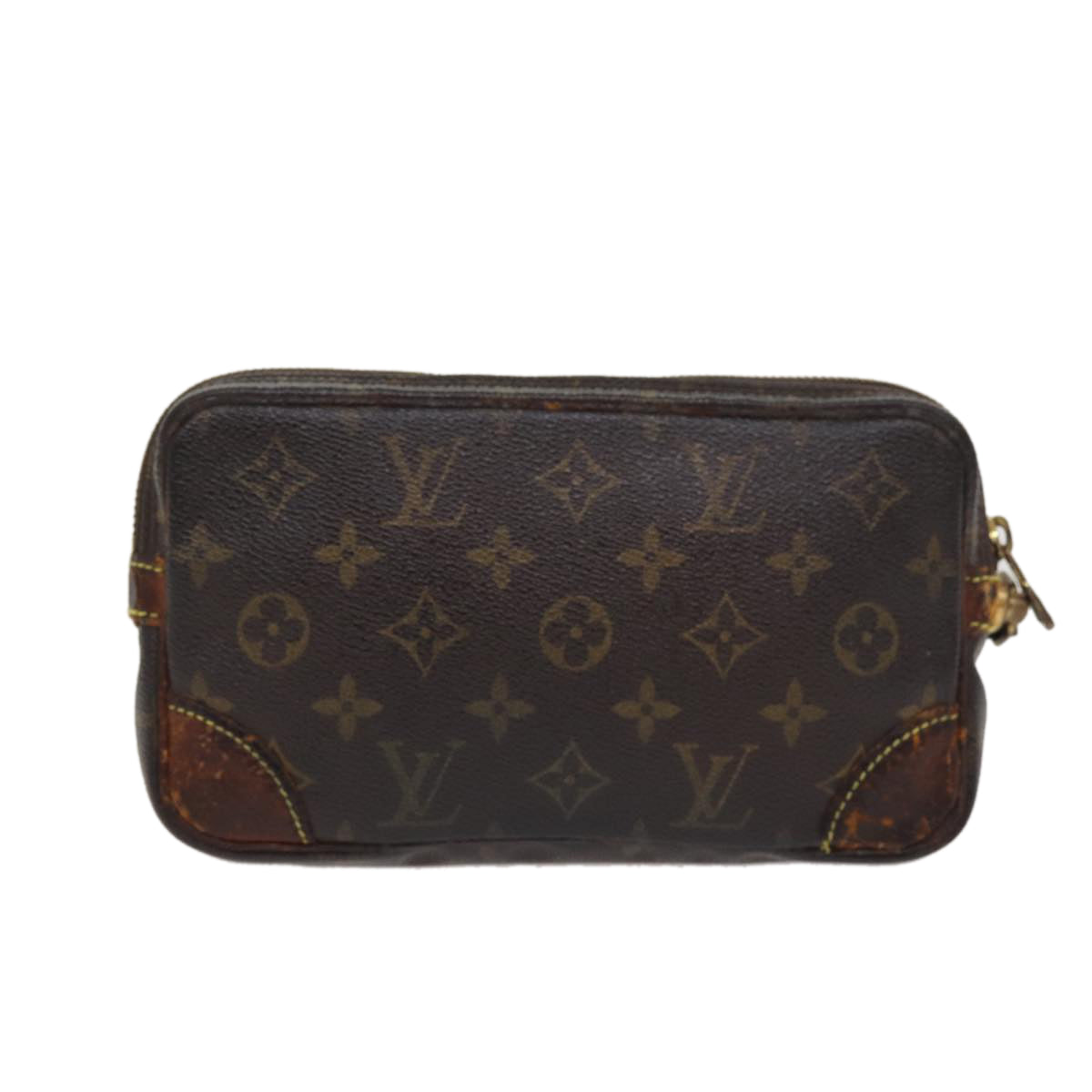 LOUIS VUITTON Monogram Marly Dragonne PM Clutch Bag M51827 LV Auth mr411