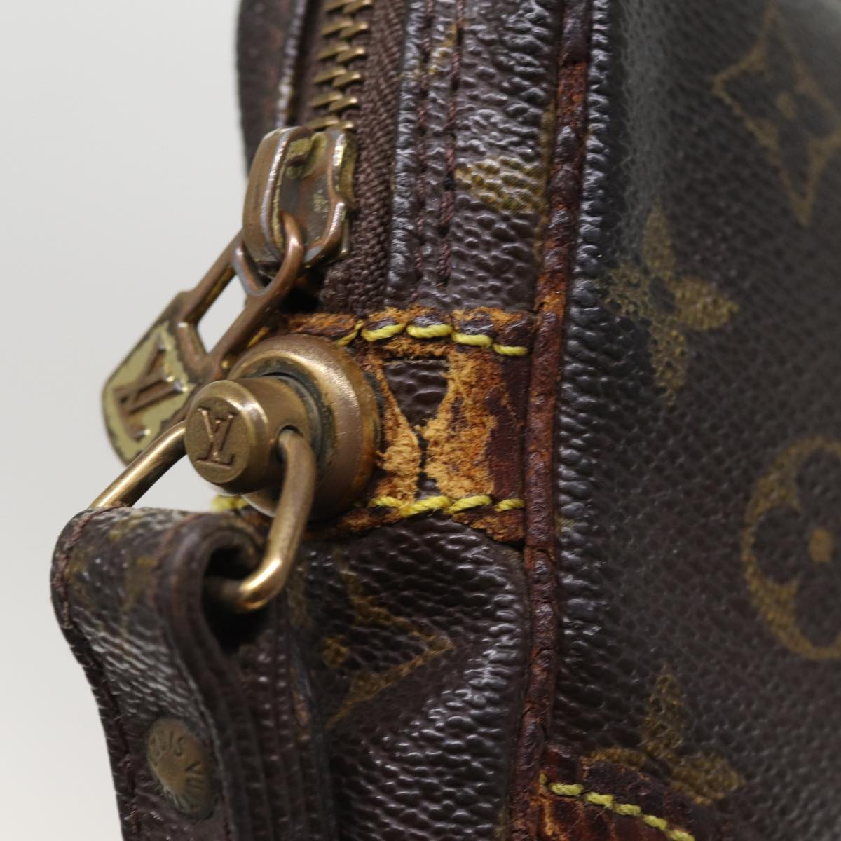 LOUIS VUITTON Monogram Marly Dragonne PM Clutch Bag M51827 LV Auth mr411