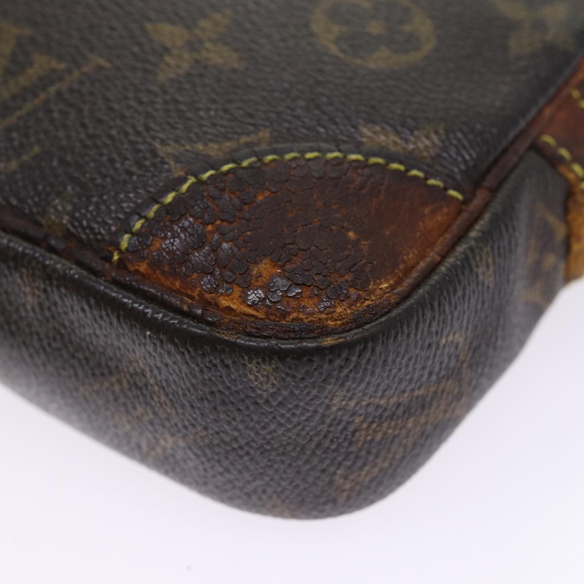 LOUIS VUITTON Monogram Marly Dragonne PM Clutch Bag M51827 LV Auth mr411