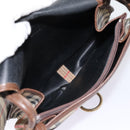 Burberrys Nova Check Shoulder Bag Canvas Leather Beige Brown Auth MR423-12