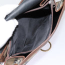 Burberrys Nova Check Shoulder Bag Canvas Leather Beige Brown Auth MR423-22