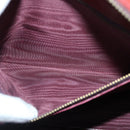 CARTIER Must Line Shoulder Bag Leather Bordeaux Gold Auth mr425-19