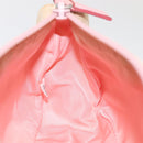 PRADA Sports Accessory Pouch Canvas Pink Silver Auth mr441-19