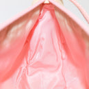 PRADA Sports Accessory Pouch Canvas Pink Silver Auth mr441-20