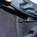 BURBERRY Nova Check Blue Label Hand Bag Nylon Beige Silver Auth mr449-17